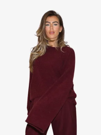 Dames Trui Winnie Wool Maroon