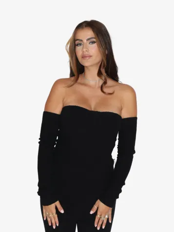 Dames Top Melia Zwart 