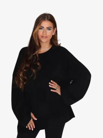 Dames Trui Knit Dua Zwart