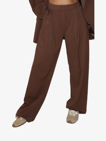 Dames Broek Marijn Chesnut Chocolate