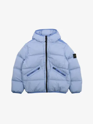 Jongens Winterjas Kort Lila