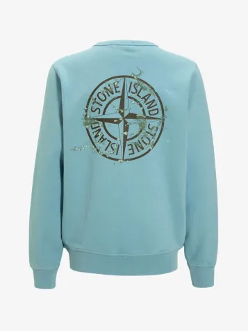 Jongens Sweater Backprint Powder Blue
