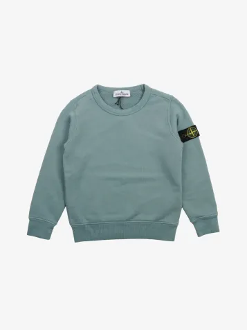Jongens Sweater Washed Powder Blue