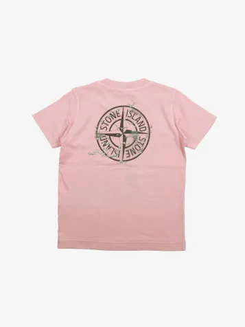 Jongens T-shirt Backprint Roze