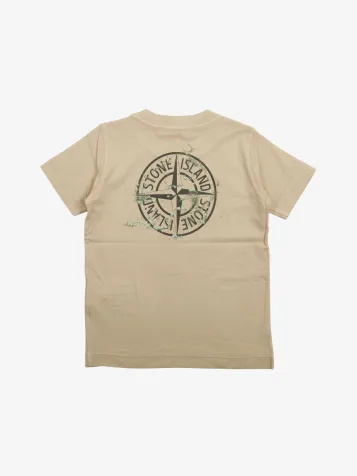 Jongens T-shirt Backprint Zand