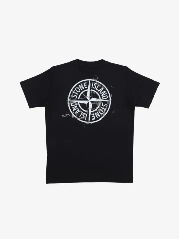 Jongens T-shirt Print Zwart