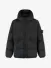 Stone Island Junior Jongens Winterjas Kort Zwart