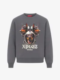 Xplct Heren Sweater Dobberman Grijs