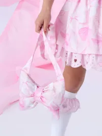 Adee Meisjes Tas Rylee Strik Roze Blossom