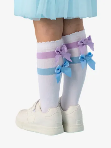 Meisjes Kniesokken Saint Bright Wit