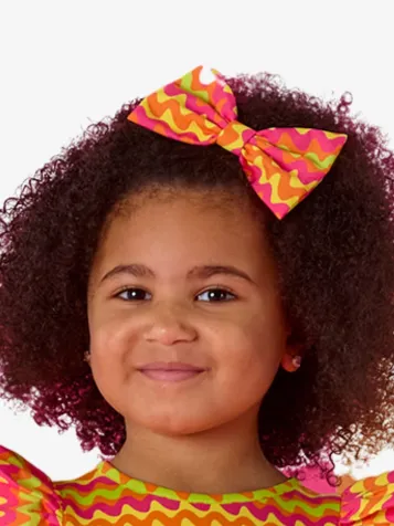 Meisjes Haarclip Tasha Zig Zag Bright Roze