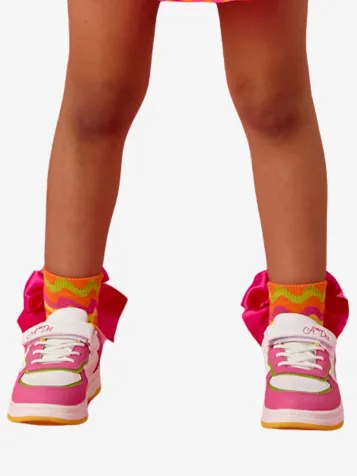 Meisjes Sneakers Dnk Baseball Bright Roze