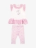 ADee Meisjes Baby Set Legging Oriana Bright Wit