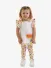 ADee Meisjes Set Legging Palmer Fruit Bright Wit