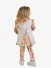 ADee Meisjes Set Legging Palmer Fruit Bright Wit