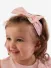 ADee Meisjes Haarband Ora Strik Roze Blossom