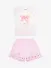 ADee Meisjes Set Short Roxy Strik Broderie Bright Wit