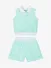 ADee Meisjes Set Short Romi Badstof Miami Mint