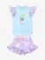 ADee Meisjes Set Short Sia Ice Cream Soft Blauw