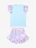 ADee Meisjes Set Short Sia Ice Cream Soft Blauw
