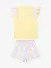 ADee Meisjes Set Short Sienna Initial Lemon Cake