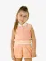 ADee Meisjes Set Short Romi Badstof Peach Cream