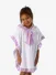 ADee Meisjes Poncho Rosie Ice Cream Bright Wit