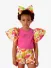 ADee Meisjes Set Short Tabitha Tutti Frutti Poly Bright Roze