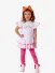 ADee Meisjes Set Legging Tallulah Ric Rac Bright Wit