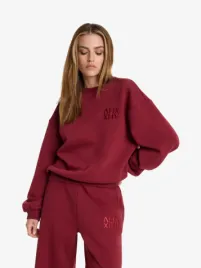 Alix The Label Dames Sweater Alix Bordeaux Rood