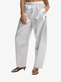Alix The Label Dames Broek Shiny Zilver