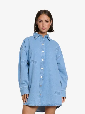 Dames Spijkerblouse Denim Light Blauw