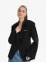 Alix The Label Dames Blazer Fitted Zwart