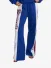 Alix The Label Dames Broek Logo Tape Royal Blauw