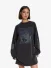 Alix The Label Dames Longsleeve T-shirt Label Club Charcoal Grijs