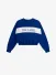 Alix The Label Dames Sweater Logo Tape Royal Blauw