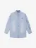 Alix The Label Dames Spijkerblouse Flowy Oversized Light Blauw Denim