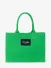 Alix The Label Dames Shopper Jacquard Bright Groen