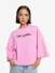 Alix The Label Dames T-shirt The Label Soft Roze