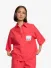 Alix The Label Dames Blouse Short Sleeve Light Rood