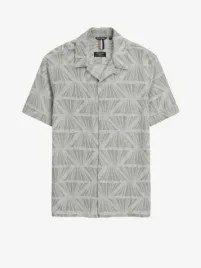 Antony Morato Heren Shirt Honolulu Relaxed Jacquard