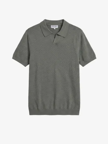 Heren Polo Button Regular
