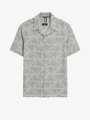 Heren Shirt Honolulu Relaxed Jacquard
