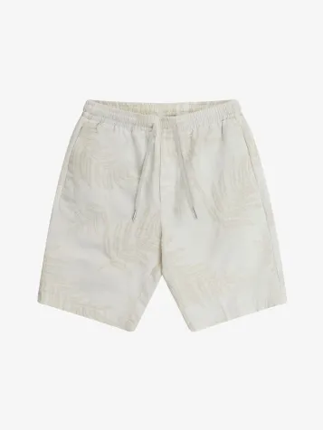 Heren Short Regular Jacquard Logo Metal Badge