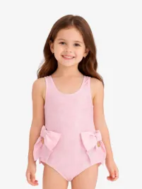 Angels Face Meisjes Badpak Carly Roze Sparkle