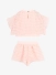 Angels Face Meisjes Set Shirt Short Natalia Frilly Pale Roze