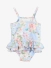 Angels Face Meisjes Badpak Giuppe Garden Flower Print Pretty Blauw