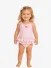 Angels Face Meisjes Badpak Giuppe Roze Sparkle