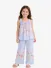Angels Face Meisjes Broek Fortuna Border Print Pleated Pretty Blauw