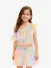 Angels Face Meisjes Set Fortuna Rainbow Pleated Multi